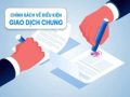 Điều kiện giao dịch chung